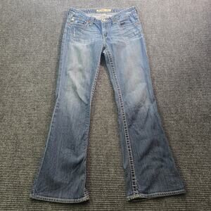 Big Star Maddie Jeans Womens 27R Blue Bootcut Mid Rise Stretch